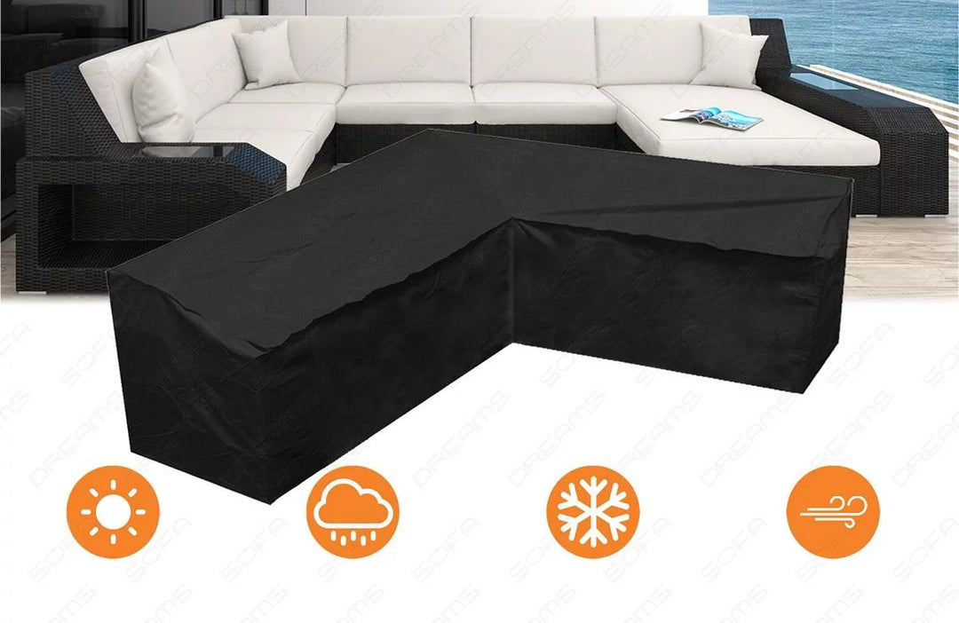 Rattan sofa Matera XXL cream