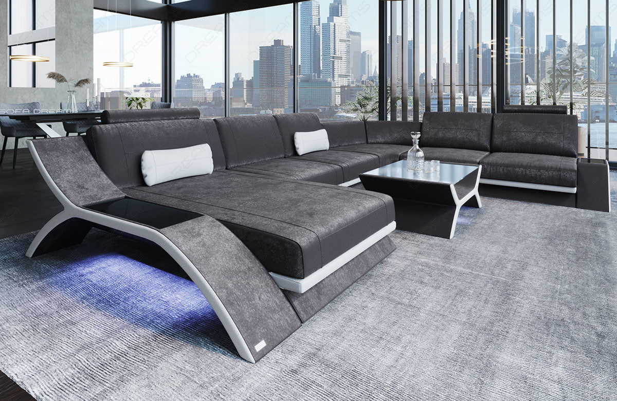 Fabric Sectional Esmeralda Xxl