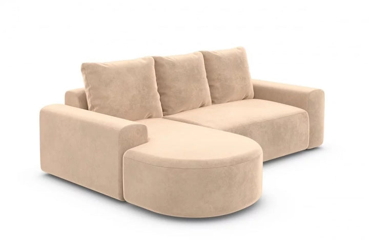 Fabric corner sofa Gomera L shape short