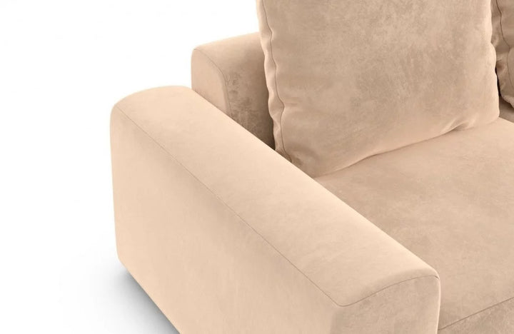 Fabric corner sofa Gomera L shape short