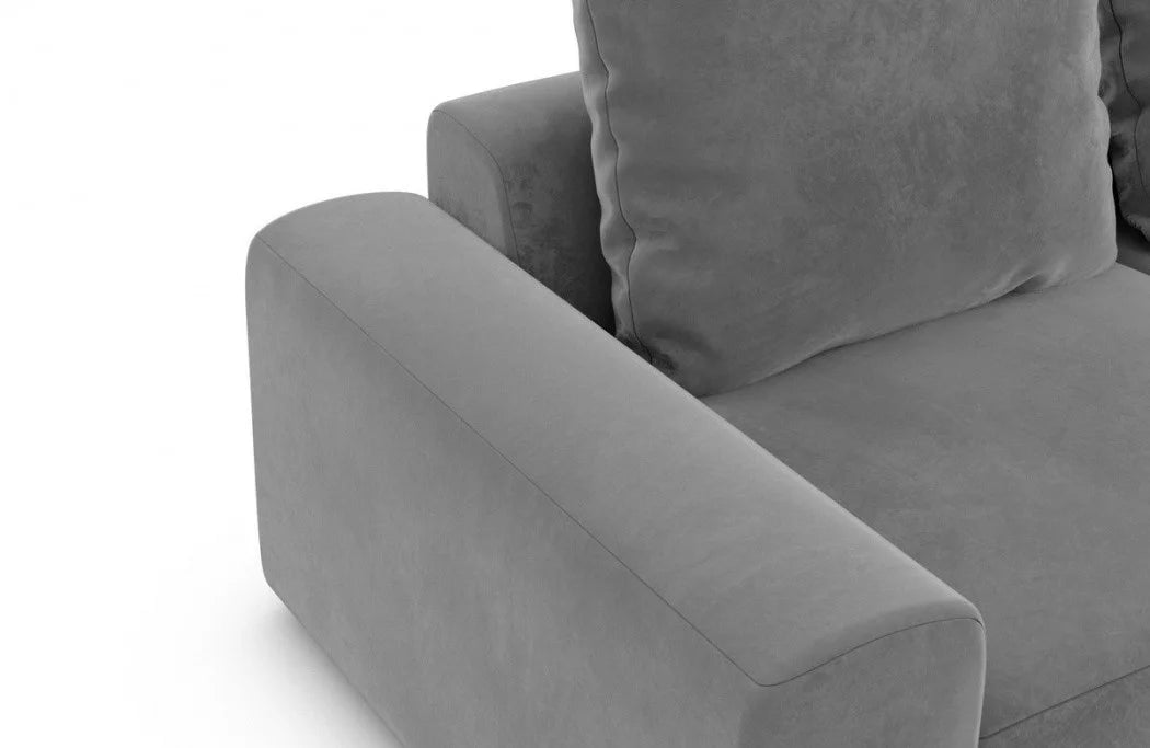 Fabric corner sofa Gomera L shape short