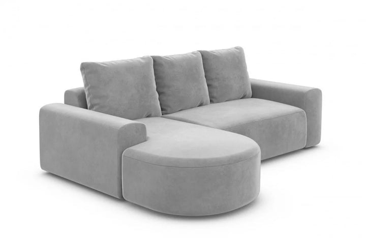 Fabric corner sofa Gomera L shape short