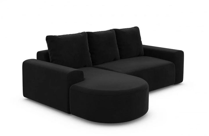 Fabric corner sofa Gomera L shape short