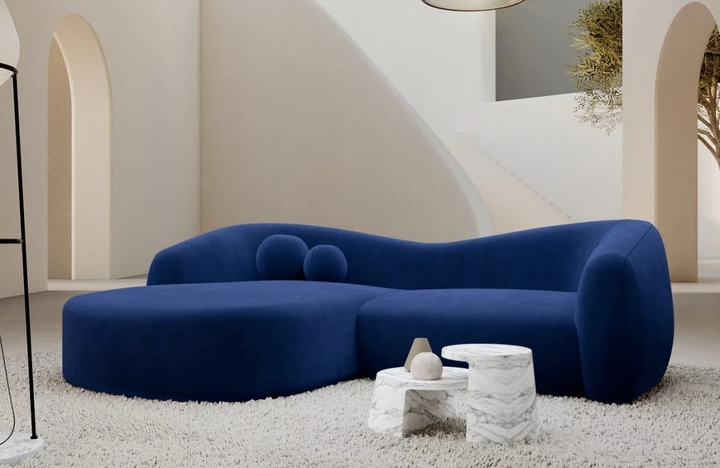 Fabric corner sofa Murcia L shape short