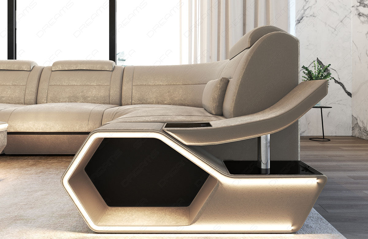 Fabric living area Toscano U-shape