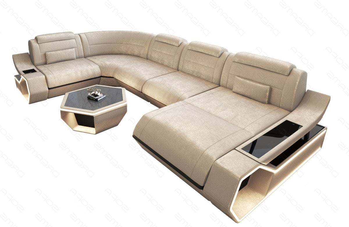 Fabric living area Toscano U-shape