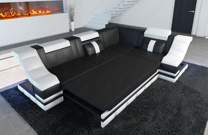 optional ist eine Schlaffunktion fÃ¼r das Sofa verfÃ¼gbar
