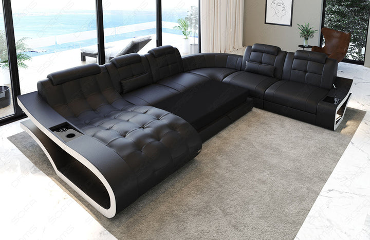 Das Sofa kann auf Wunsch mit einer optional erhÃ¤ltlichen Schlaffunktion bestellt werden