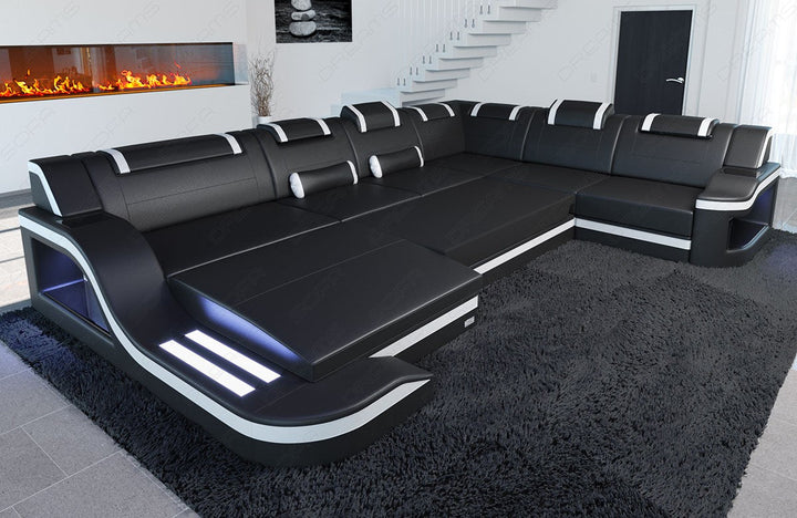 Detailbild der optionalen Schlaffunktion beim Sofa Palermo XXL