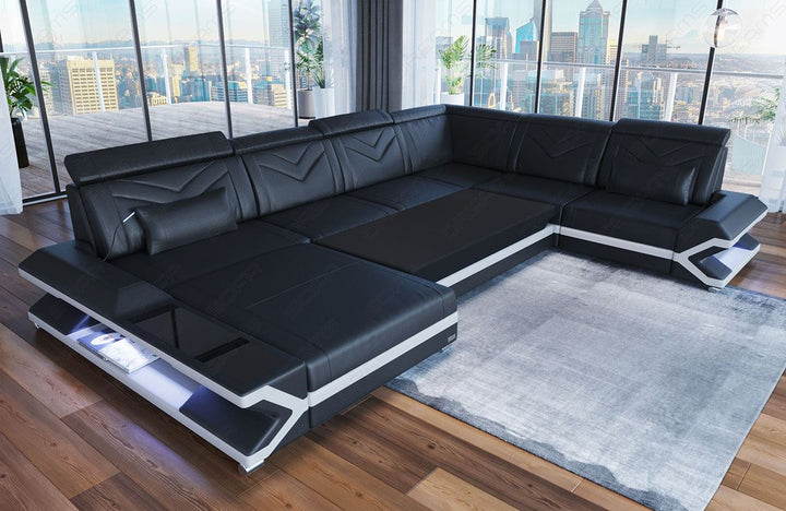 Die Schlaffunktion der Couch Wohnlandschaft Napoli XXL - optional erhÃ¤ltlich