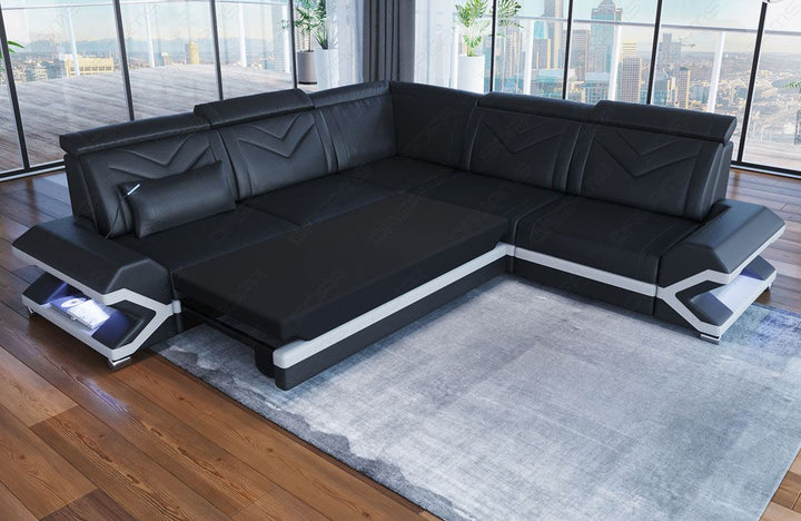 Schlaffunktion beim Sofa Sorrento L Form (optional erhÃ¤ltlich)