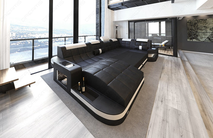Das Sofa Wave U Form mit Schlaffunktion - optional erhÃ¤ltlich