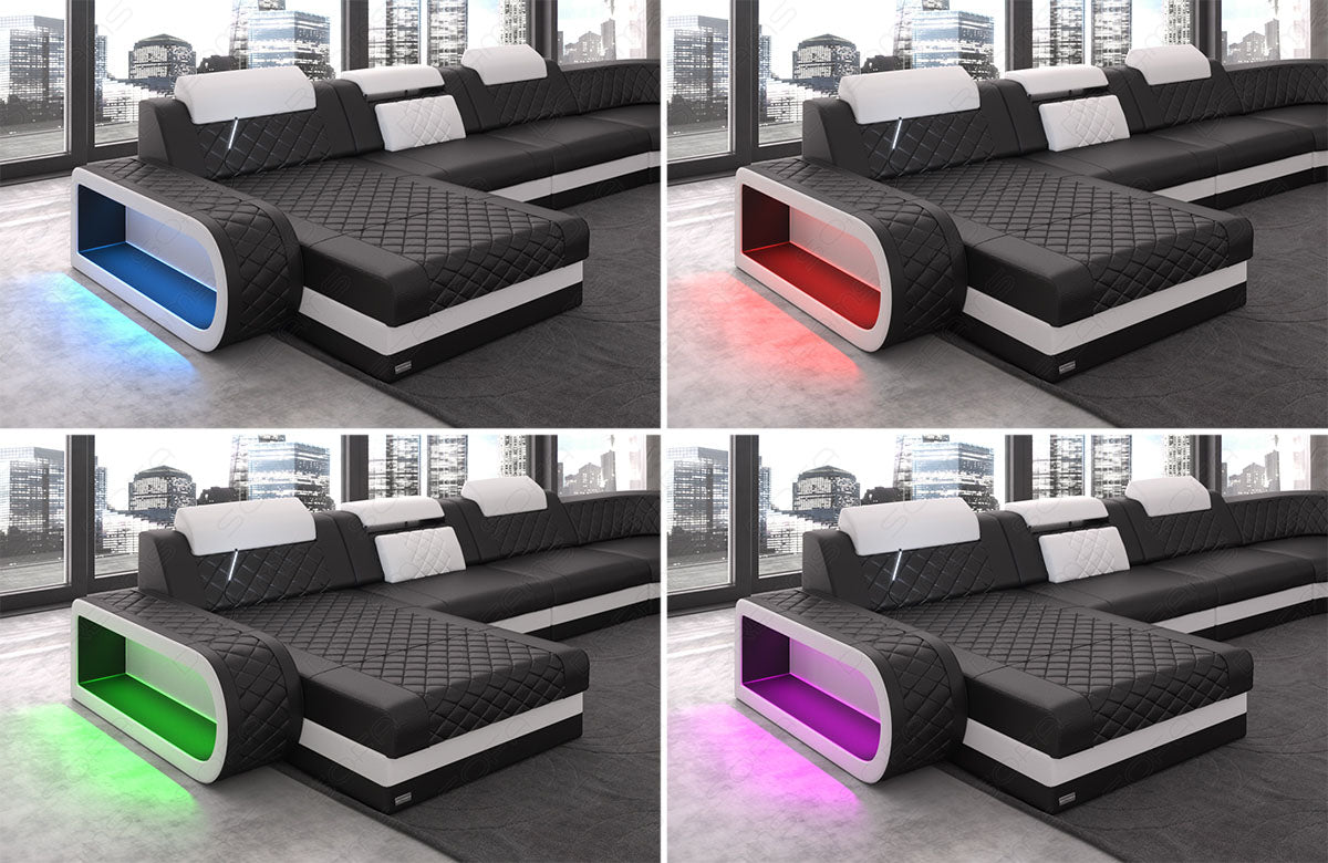 Corner Sofa Berlin L Shape Mini Leather
