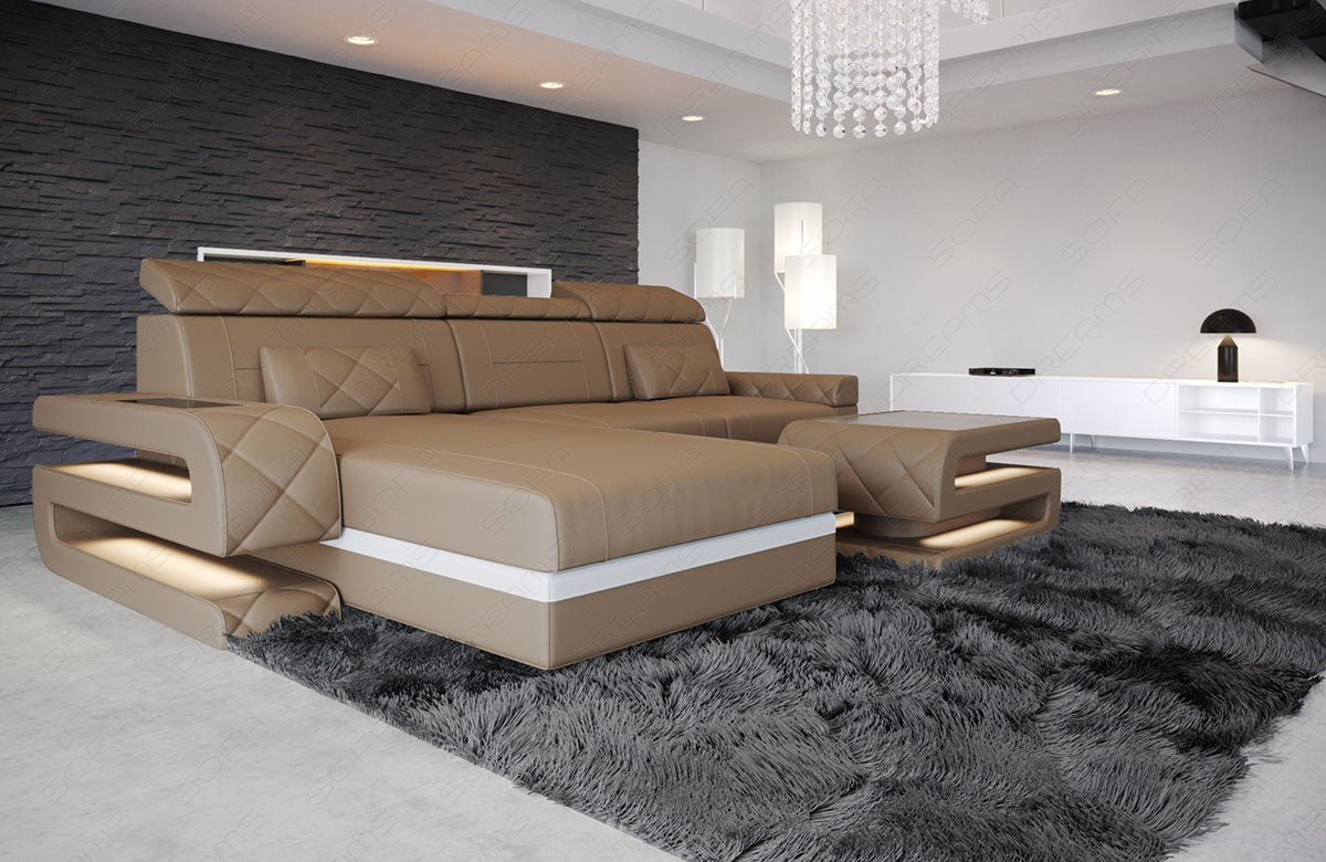 Corner Sofa Bologna Leather