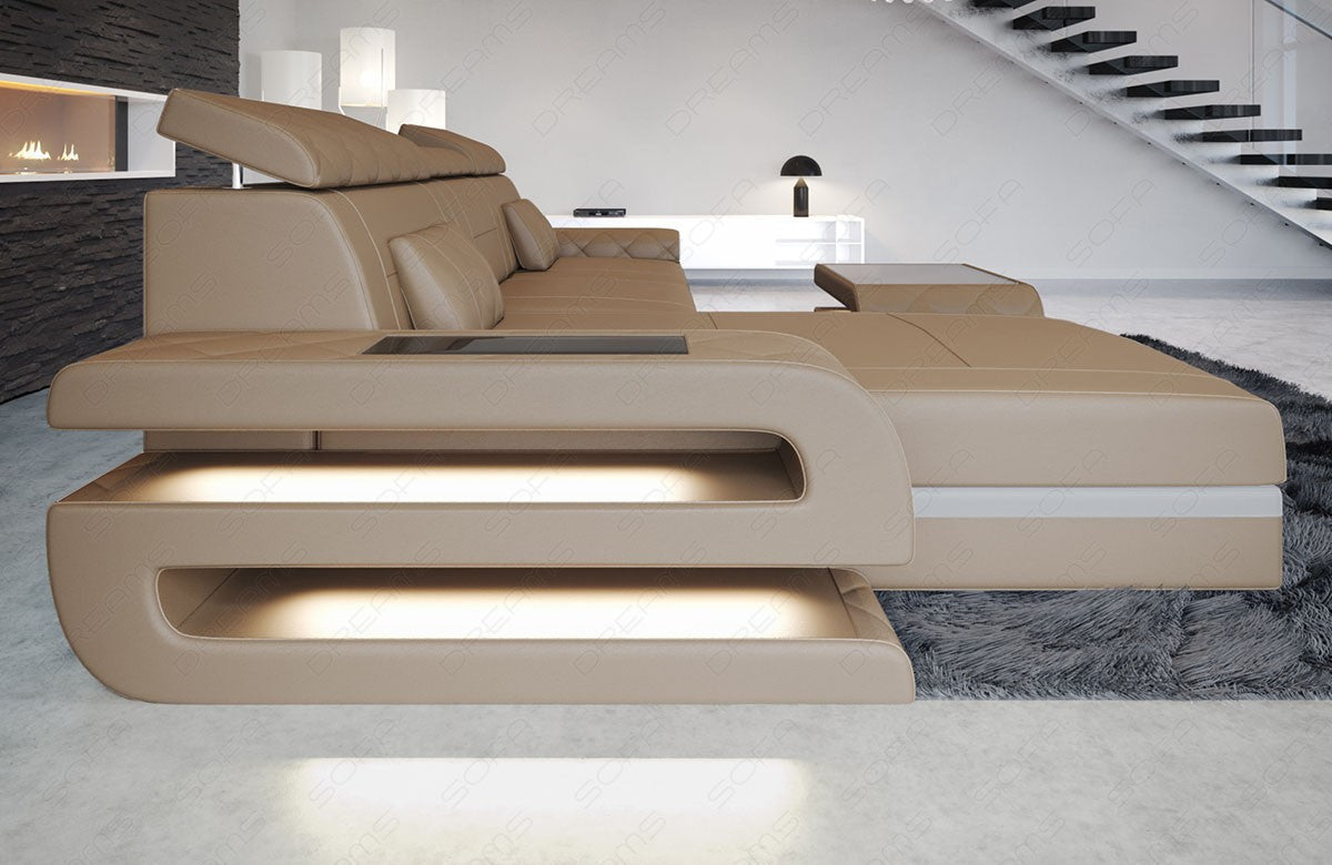Corner Sofa Bologna Leather