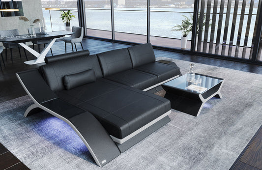 Corner Sofa Esmeralda Leather