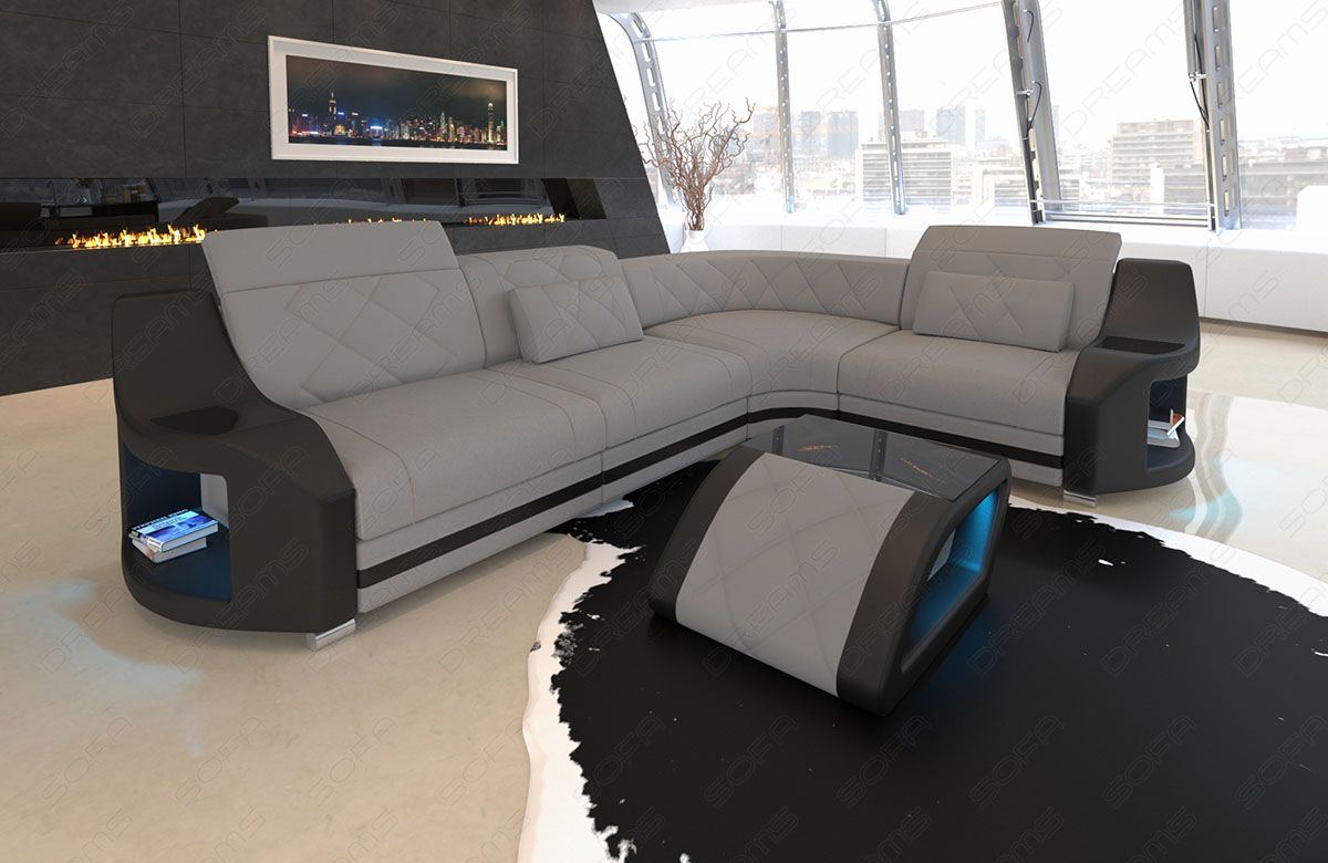 Sofa Gobi Mini L Shape Fabric Sofa