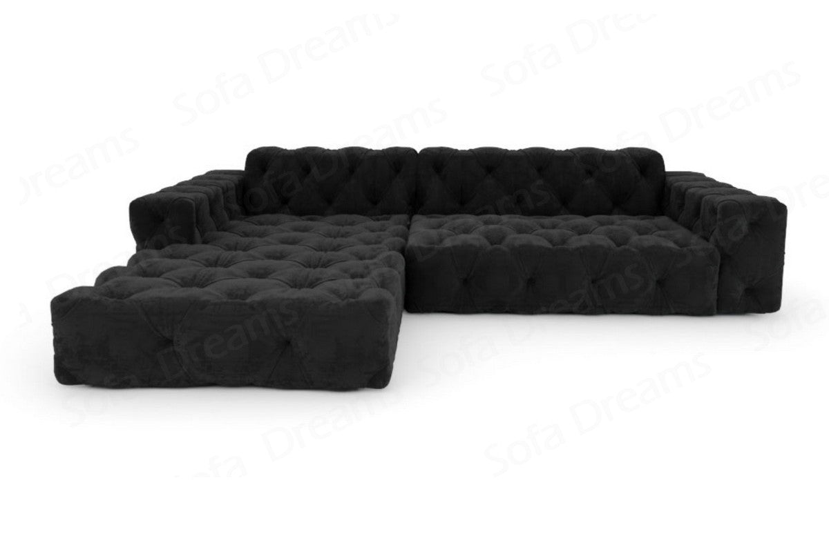 L-Shaped Fabric Sofa Menorca Short