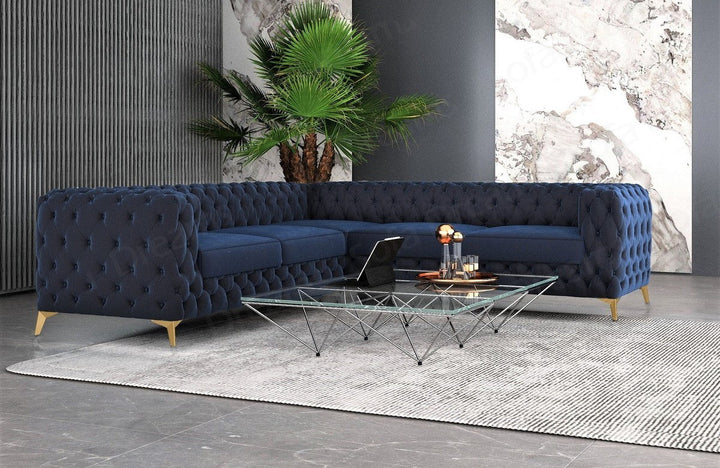 L-Shaped Fabric Sofa Cordoba