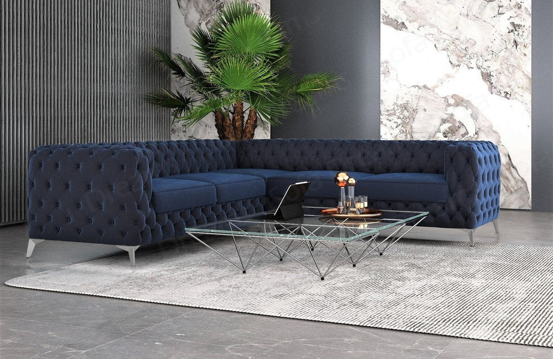 L-Shaped Fabric Sofa Cordoba