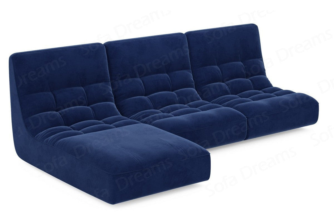 Melilla L-Shaped Velvet Sofa