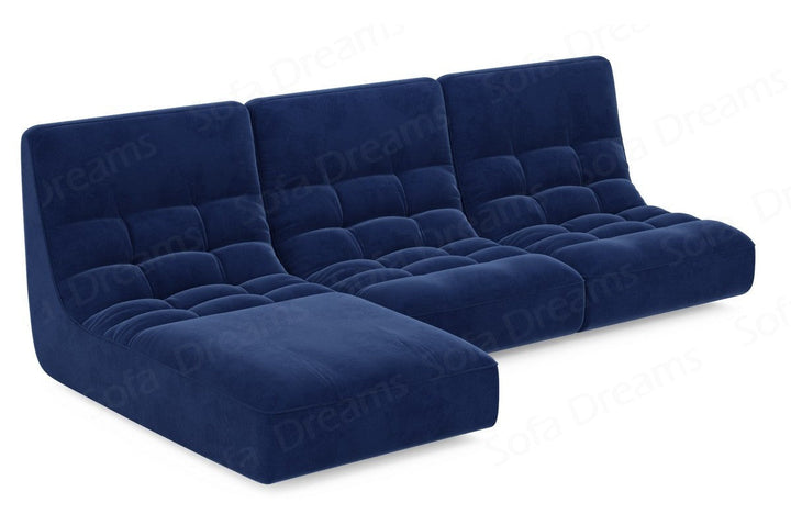Melilla L-Shaped Velvet Sofa