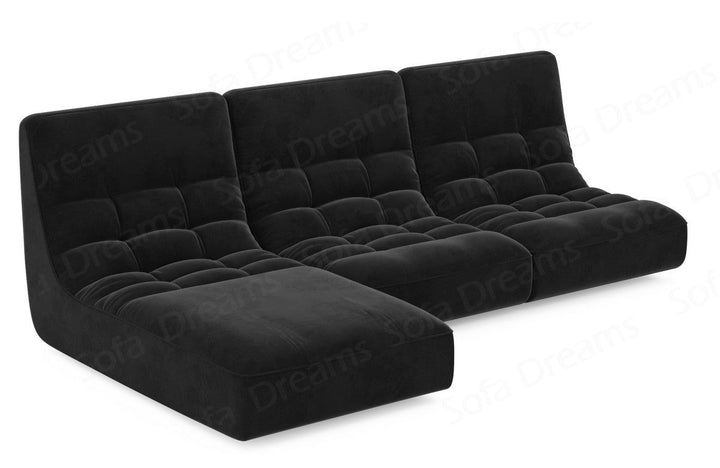Melilla L-Shaped Velvet Sofa