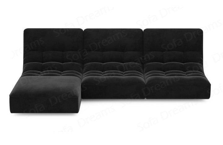 Melilla L-Shaped Velvet Sofa