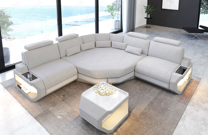 Design Polstersofa Asti L Mini in macchiato - Hugo2