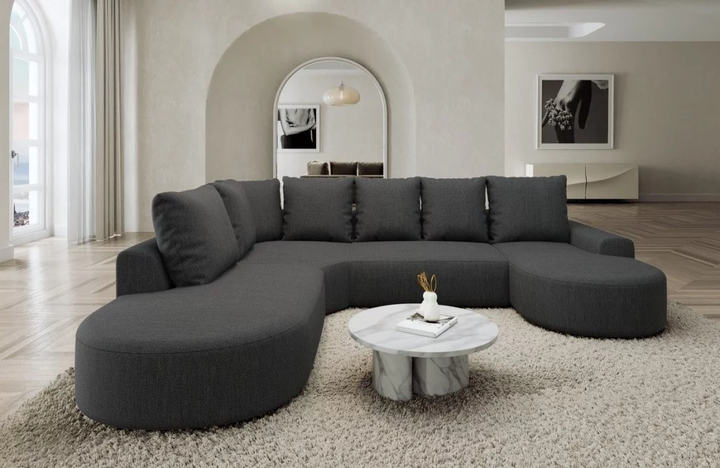 Fabric living area Gomera U-shaped lounge