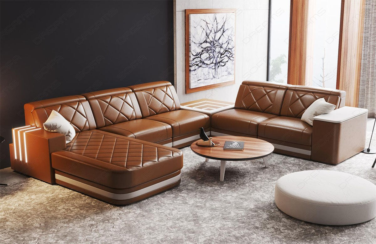 Xxl Sectional Redusa Leather