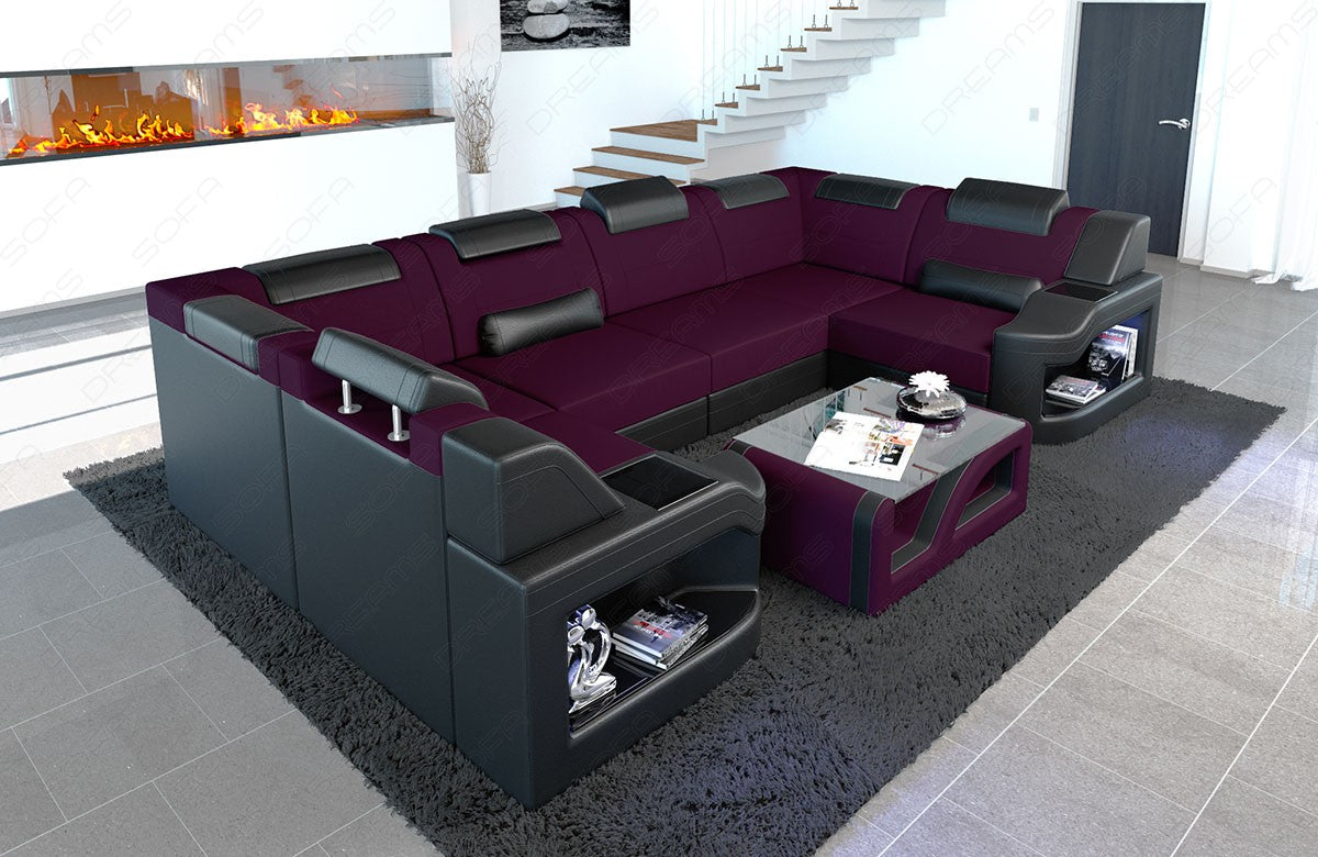 Lyon Mini Sectional With Led