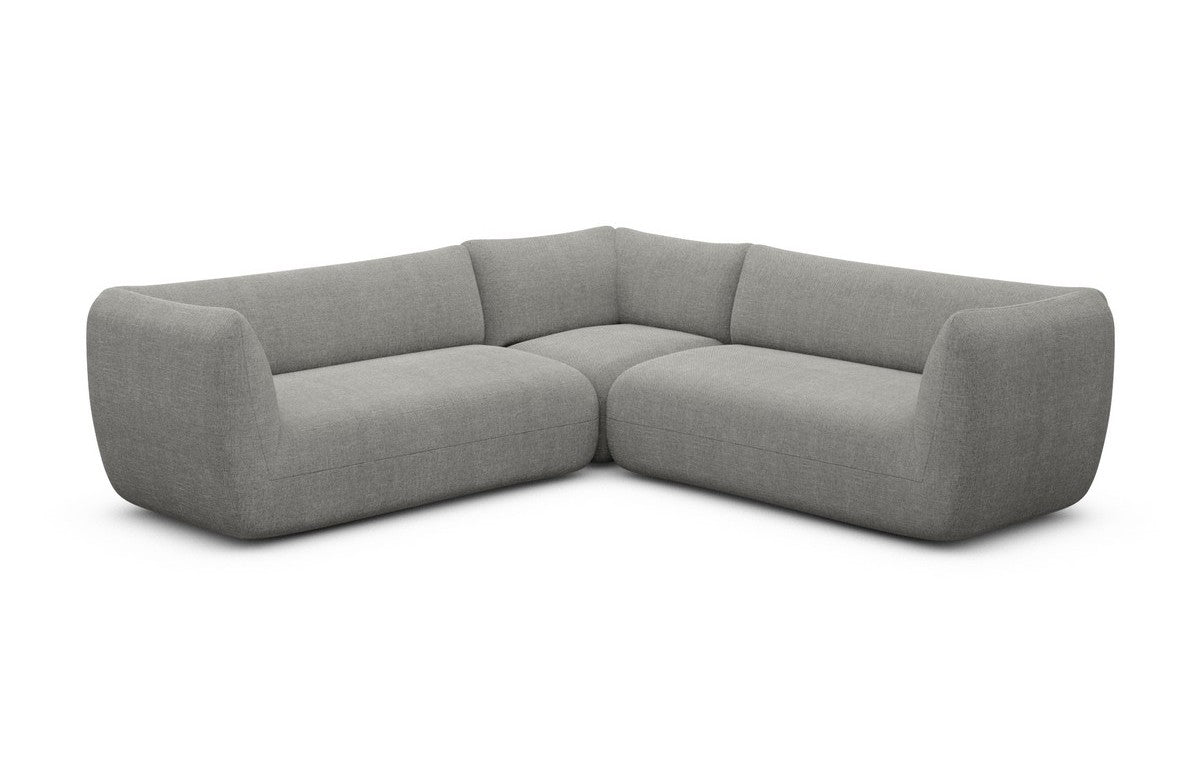 Corner Sofa Madrid L Shape Fabric