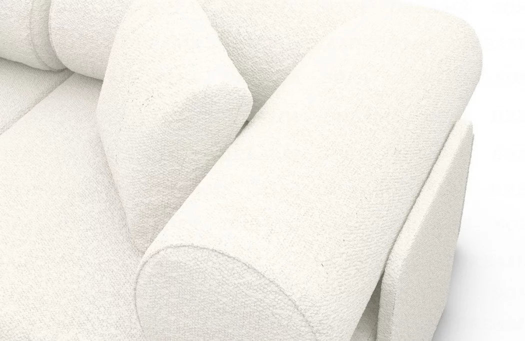 Corner sofa Laguardia L shape fabric