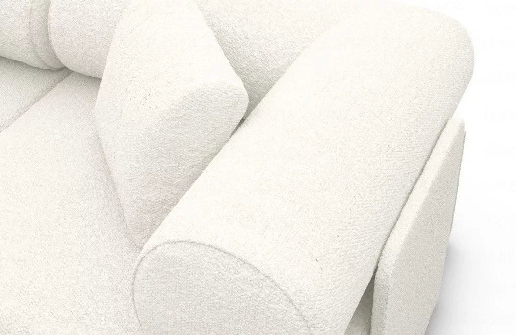 Corner sofa Laguardia L shape fabric