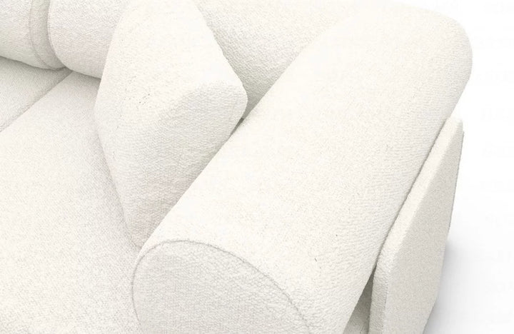 Corner sofa Laguardia L shape fabric