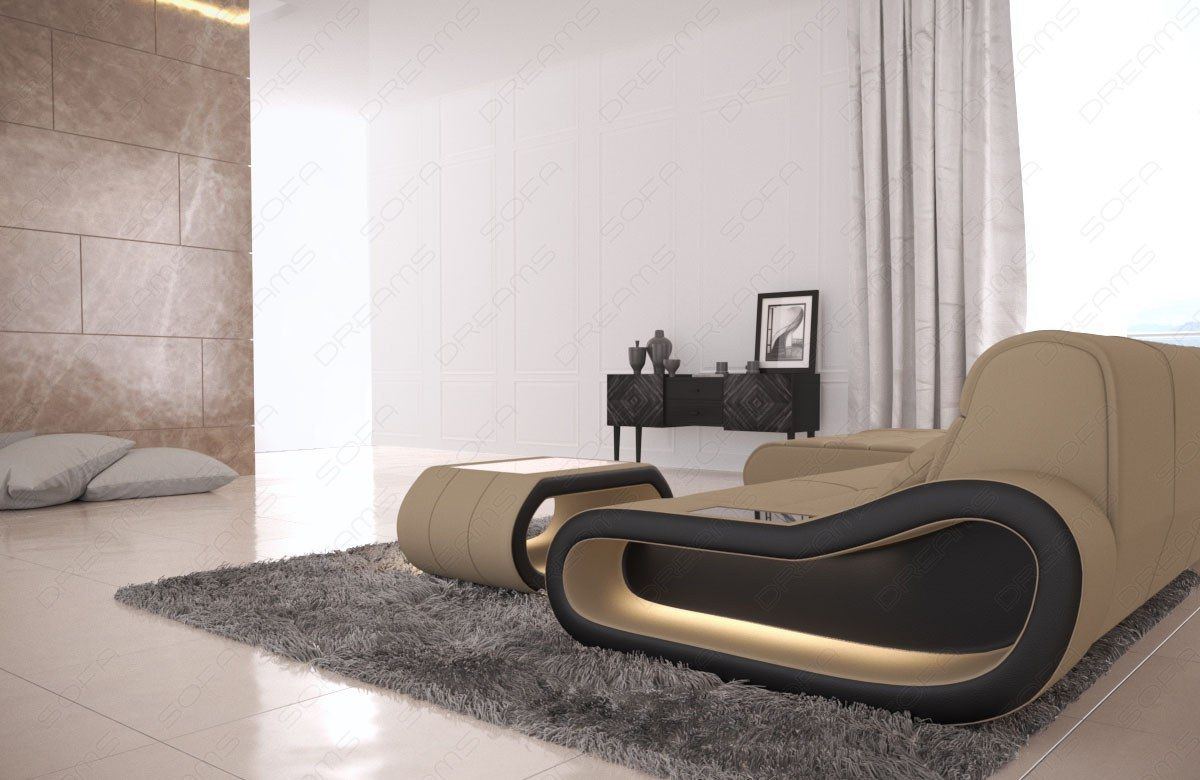 Sofa Laguna Long Fabric Sofa With Led