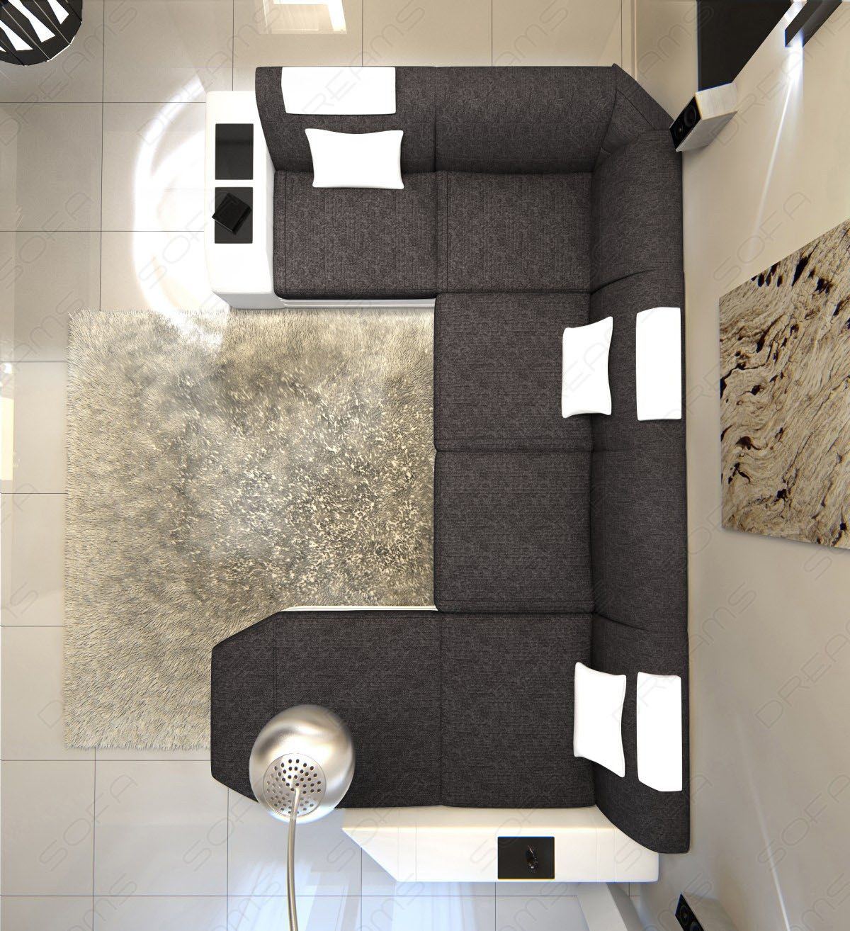 Presto Sectional With Fabric Cover