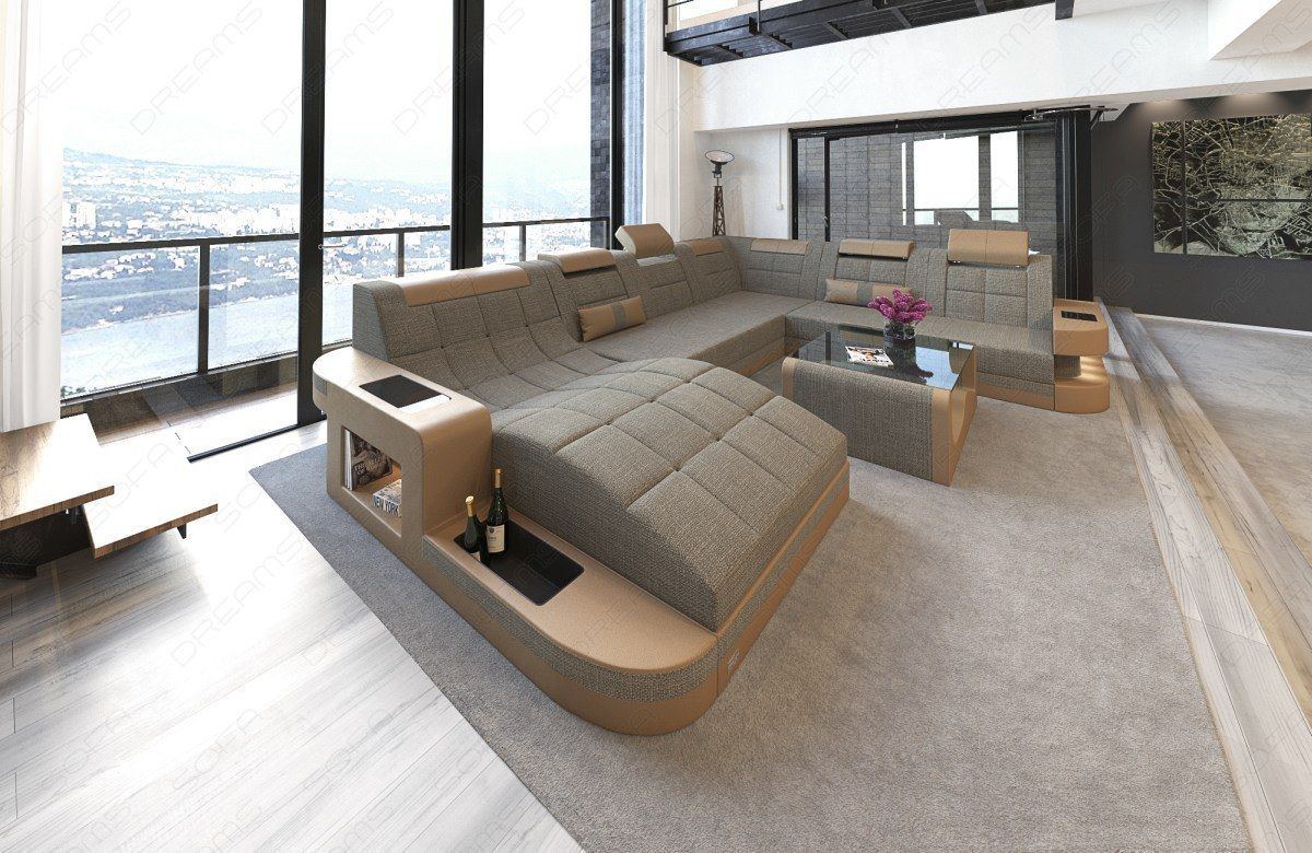 Konstantin Xxl Sectional With Fabric Cover