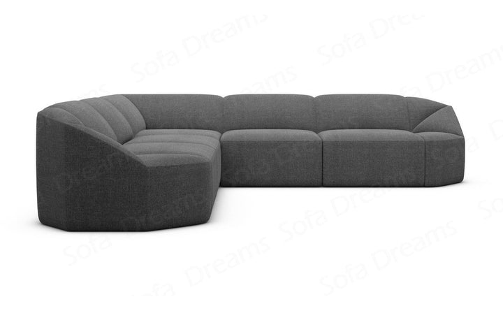 L-Shaped Fabric Sofa Cabrera