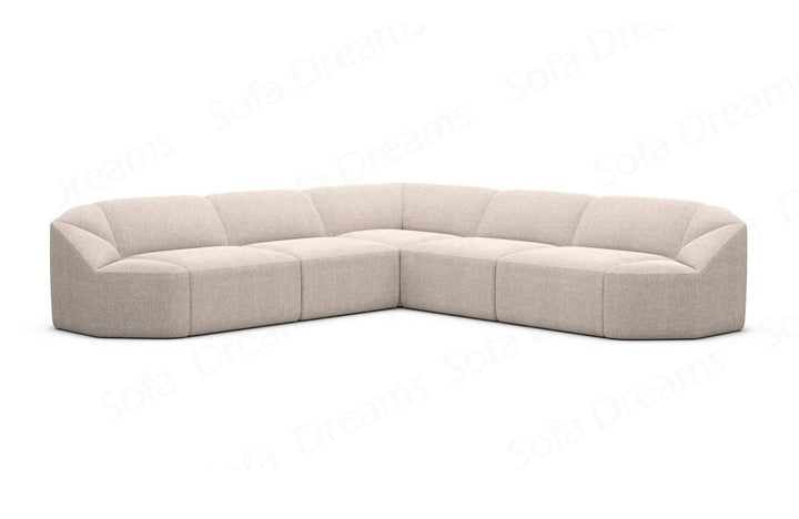 L-Shaped Fabric Sofa Cabrera