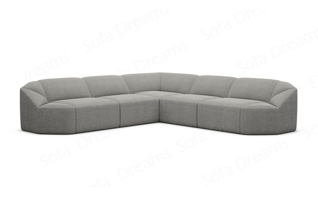 L-Shaped Fabric Sofa Cabrera