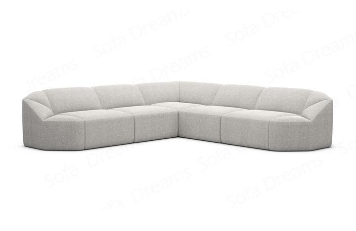 L-Shaped Fabric Sofa Cabrera