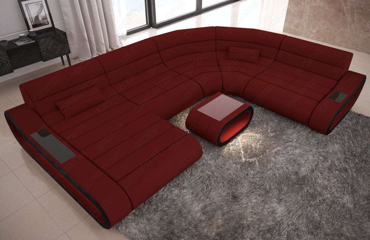 Sofa Sectional Laguna Xxl In Fabric