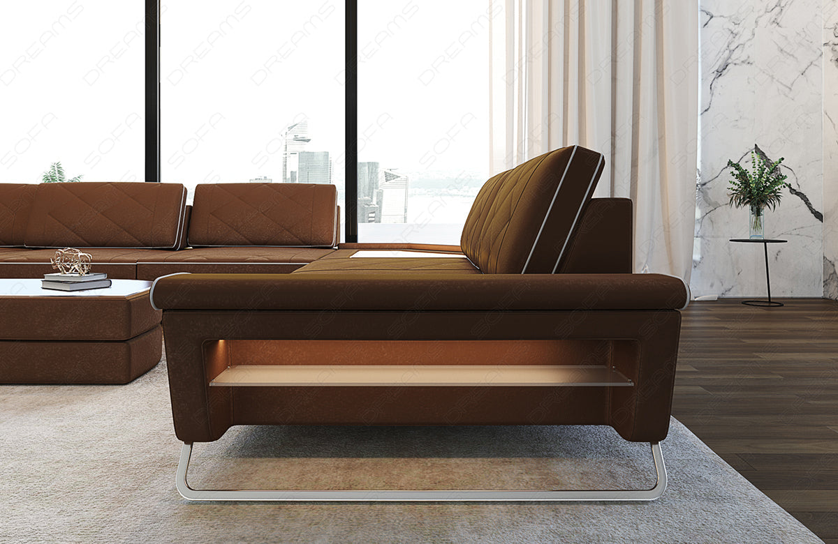 Fabric Sectional Ferrara Xxl