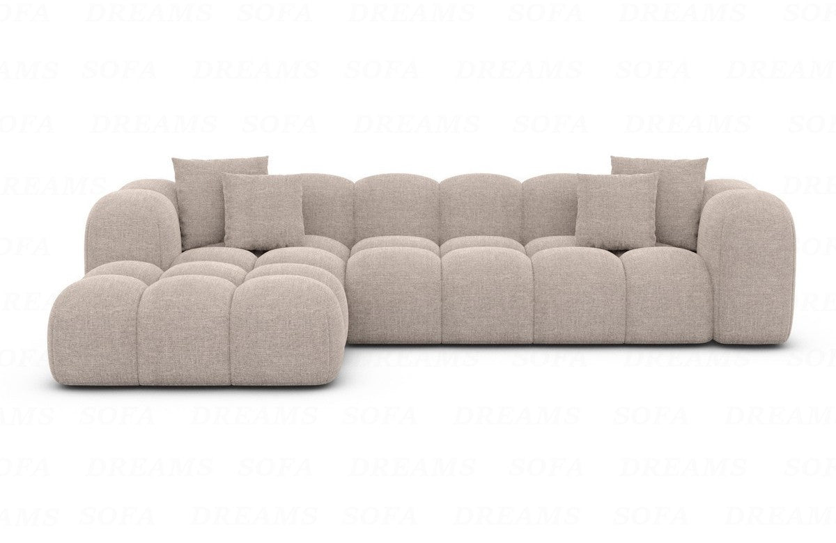 Formentera L-Shaped Corner Sofa, Short Fabric