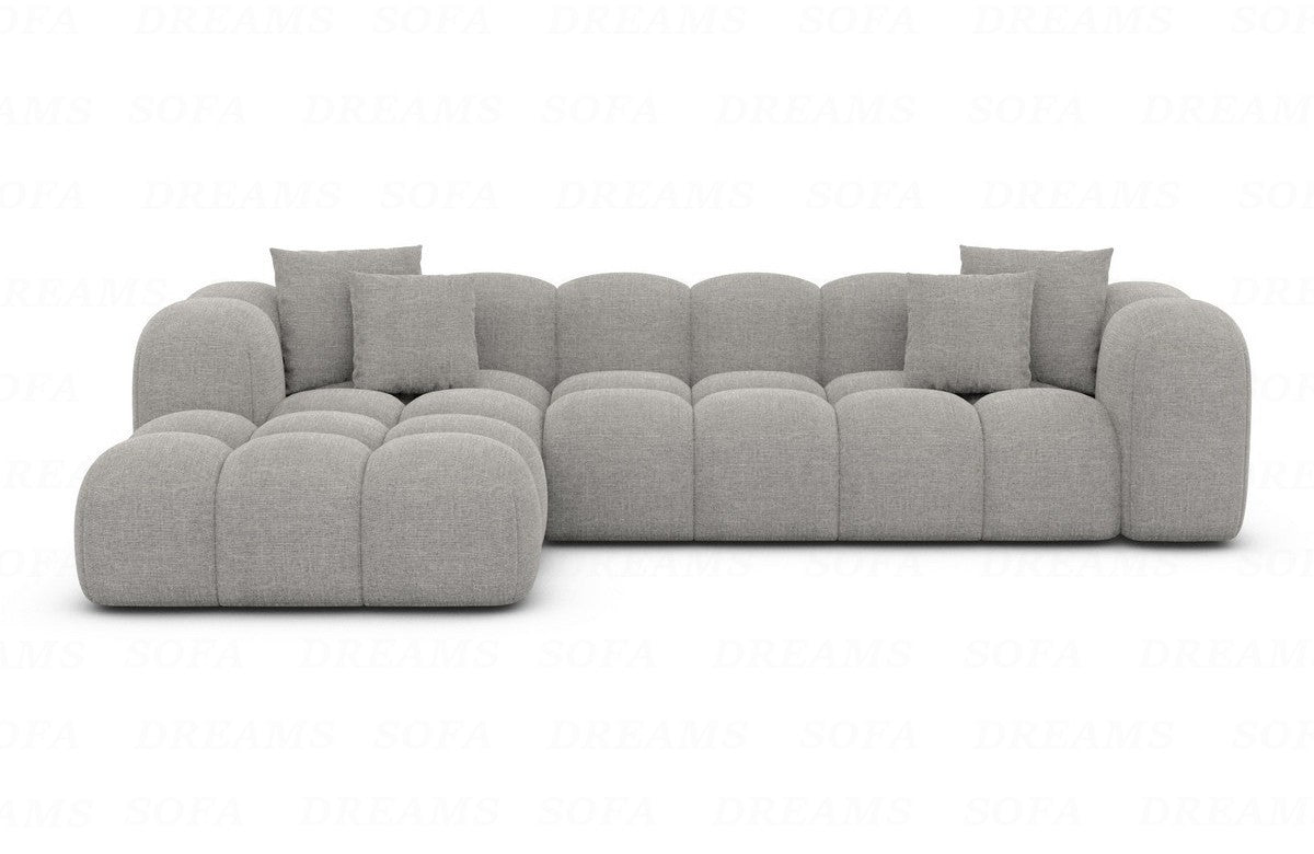Formentera L-Shaped Corner Sofa, Short Fabric