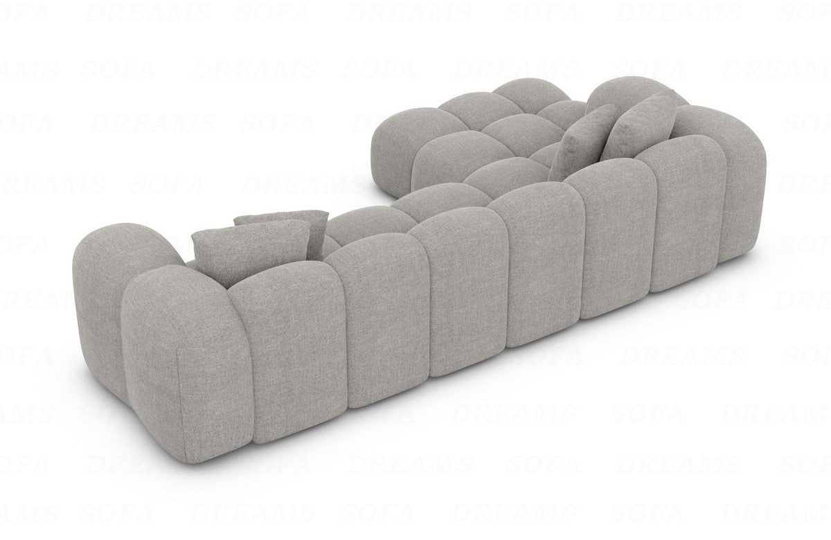 Formentera L-Shaped Corner Sofa, Short Fabric