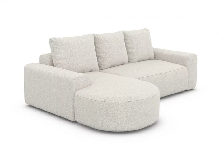 Fabric corner sofa Gomera L shape short