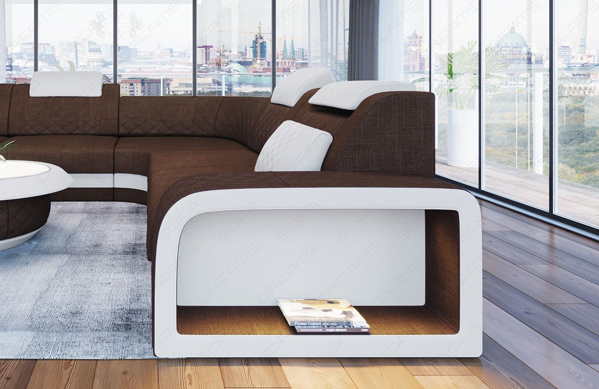 Fabric Sofa Forenza L Shape